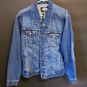 (200) Women's Harley-Davidson denim jacket size 2W